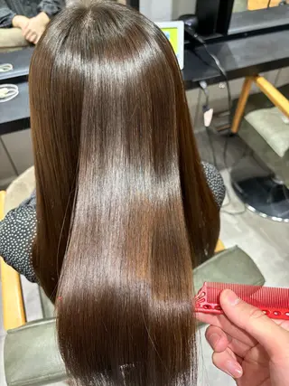 セミロング ✨似合わせボブ✨ 縮毛矯正のヘアスタイル