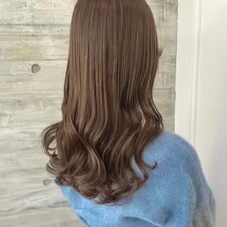 セミロング カラー ParveMix￤ 大賀さつき🍨🤍のヘアスタイル