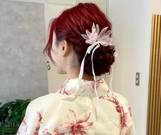 ヘアアレンジ moon/髪質改善/ ブリーチ/レイヤー☪のヘアスタイル