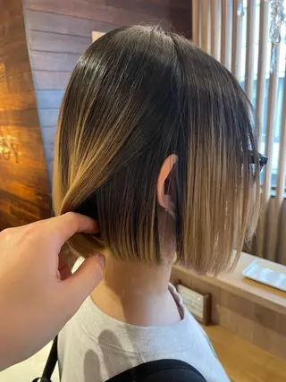 ミディアム ヘアアレンジ 金森 斗夢のヘアスタイル