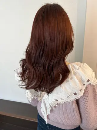 ミディアム 名駅/艶韓国風ヘア miyabiのヘアスタイル