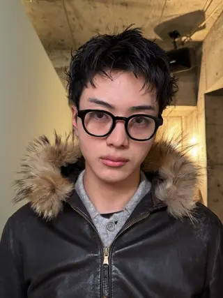 ショート メンズ 増井 歩夢のヘアスタイル