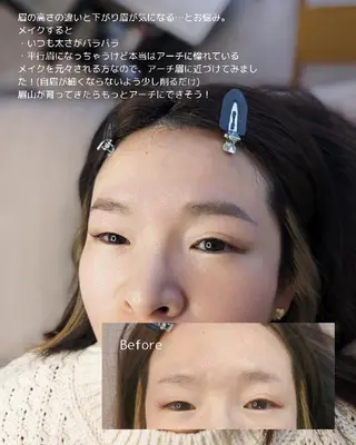 アイブロウ SUI. Eye brow@KUMIの眉毛・アイブロウイメージ