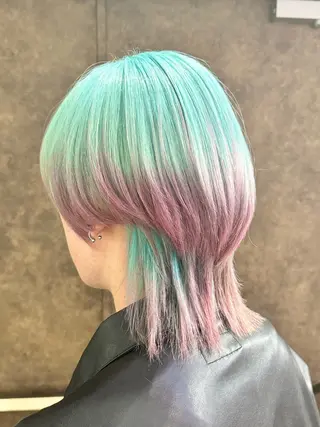 カラー 《ブリーチ/赤み消し /髪質改善》若松良樹のヘアスタイル