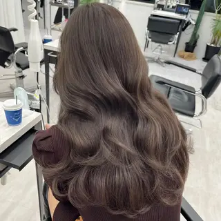セミロング カラー パーマ ヘアアレンジ 韓国ヘア×2way 🇰🇷和知拓郎のヘアスタイル