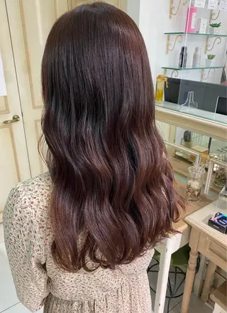 ロング カラー 透明感カラー 古山 結季🌙🖤のヘアスタイル