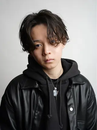 メンズ ✨メンズパーマ&大人 ショート✨　小野匠登のヘアスタイル