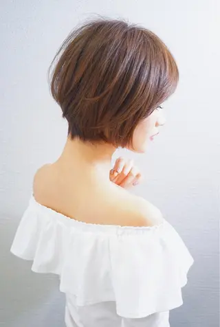 ショート カラー パーマ ショートの神✨AFL OAT 井上康平のヘアスタイル