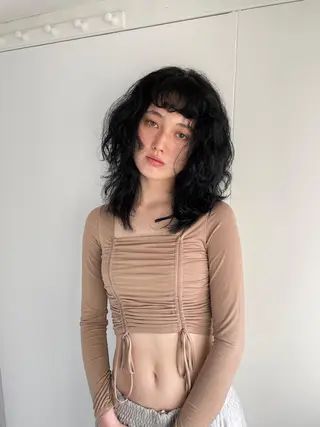 ロング パーマ 高橋 愛美のヘアスタイル