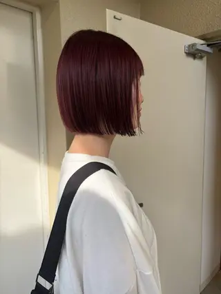 ショート カラー mei|顔まわり ×透明感カラーのヘアスタイル