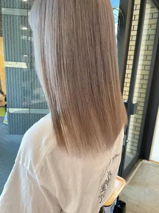 ミディアム カラー 城 健太郎 💎ハイトーンのヘアスタイル