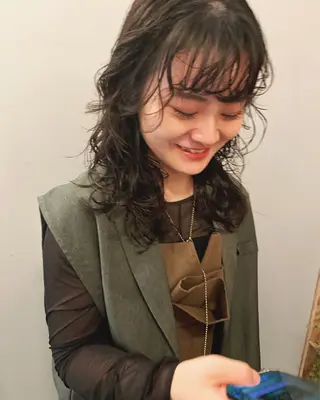 ミディアム パーマ ショート/ボブ /パーマ🌿柏原良亮のヘアスタイル