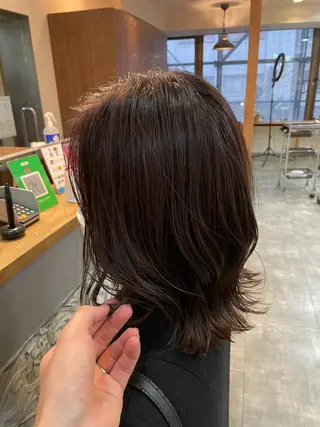 ミディアム 福田 ジュンキのヘアスタイル