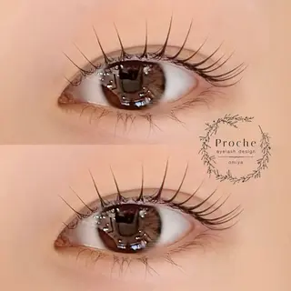 マツエク・マツパ Proche makikoのマツエク・マツパデザイン