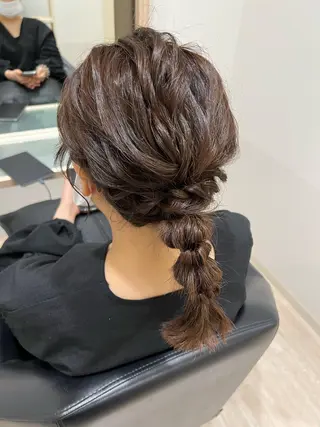 ミディアム mina .のヘアスタイル