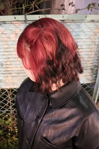 ミディアム カラー ヘアアレンジ @kyoniyy KYONIのヘアスタイル