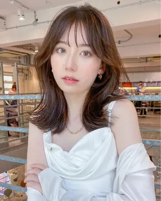 ミディアム 韓国風レイヤーカット ryotaのヘアスタイル