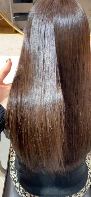 ロング ハッシュカット/ 水光艶カラー/RINのヘアスタイル