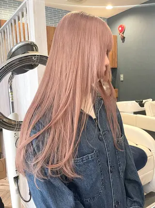 ロング カラー 市川 澪のヘアスタイル