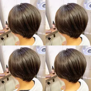 ショート 銀座No.1髪質改善 縮毛矯正/本木のヘアスタイル