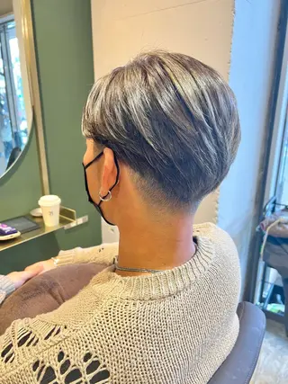 ショート カラー メンズ カラースペシャリスト しょう🧑🏼‍🎨のヘアスタイル
