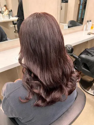 セミロング 💖札幌カラー 指名No.1💖玲奈のヘアスタイル