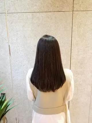 セミロング カラー 🌿赤み消し/ 艶カラー落合　優🌿のヘアスタイル