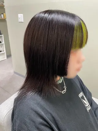 ミディアム 髪質改善/艶カラー/ 縮毛矯正🫟ダイキのヘアスタイル