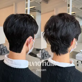 メンズ 韓国式ダウンパーマ 🇰🇷櫻井健のヘアスタイル