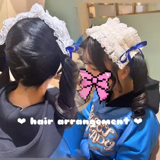 ヘアアレンジ 🫧🧸カラーヘアメ 🫧MIO🧸🫧のヘアスタイル