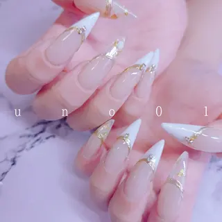 ネイル 梅田🦄中崎町🩵 u n o 0 1のネイルデザイン