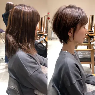 ショート カラー 🌟イメチェン美容師 🌟清水 大輝のヘアスタイル