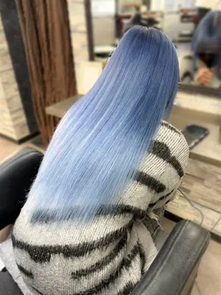 ロング カラー ハイトーンエクステ 🎩カズキ🎩のヘアスタイル