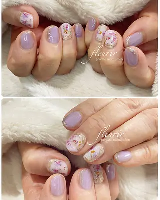 ネイル フルリール 【プライベートサロンのネイルデザイン