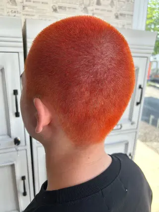 カラー そら୨୧˖men's /デザインカラーのヘアスタイル