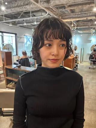 ショート パーマ Hayashi Shioriのヘアスタイル