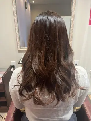 ロング カラー 初ブリーチOK✨ ハイトーン稲吉菜々美のヘアスタイル