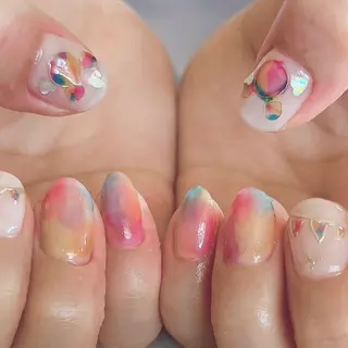 ネイル ❁miju nail 大人上品/自爪育成のネイルデザイン
