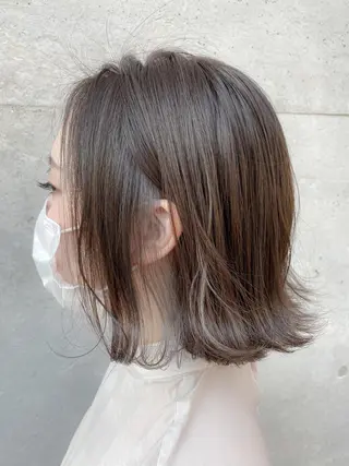 ミディアム カラー 【透明感、艶髪】西村 有司のヘアスタイル