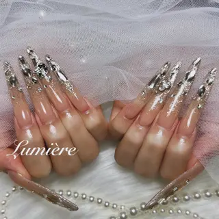ネイル Lumière｜ ロング｜ワンホンのネイルデザイン