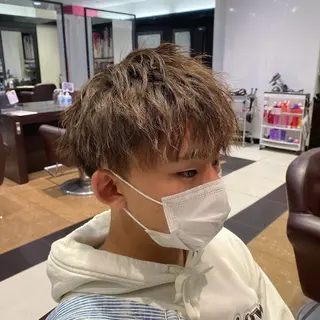 ショート パーマ メンズ 酸スト/フェザー パーマ/三谷海斗のヘアスタイル