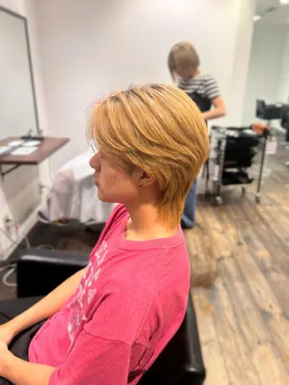 ショート 🤎オリーブカラー× パーマ特化💫森口のヘアスタイル