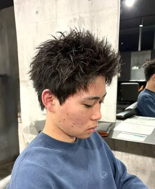 ショート 前田 匡蔵のヘアスタイル