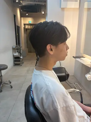 パーマ メンズ 魚谷 綾渚のヘアスタイル