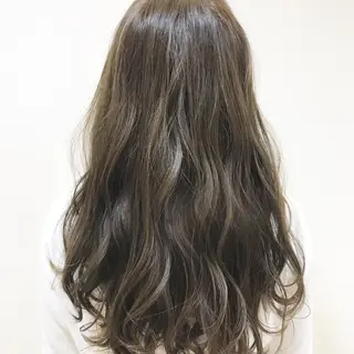ロング カラー パーマ 北川 泰之のヘアスタイル