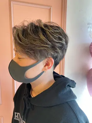 メンズ 三宅 涼馬のヘアスタイル