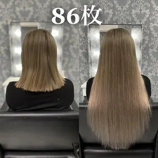 ロング KOSEI シールエクステのヘアスタイル