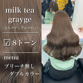 ロング カラー 💕コテ巻き風パーマ 💕KEIYA 💕のヘアスタイル