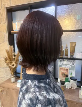 ミディアム カラー 🐺ིྀ顔周レイヤー /髪質改善🩵aoiのヘアスタイル