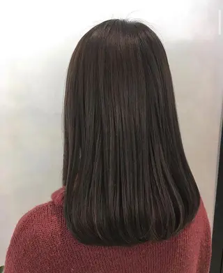 セミロング カラー ヘアアレンジ エグチ アキラのヘアスタイル